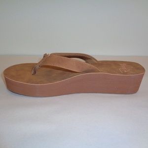 roxy melinda wedge flip flop